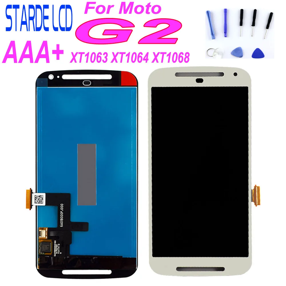 100% Tested For Moto G2 LCD Display With Touch Screen Digitizer Assembly For Motorola Moto G2 XT1063 XT1064 XT1068 with Tools
100% Tested For Moto G2 LCD Display With Touch Screen Digitizer Assembly For Motorola Moto G2 XT1063 XT1064 XT1068 with Tools