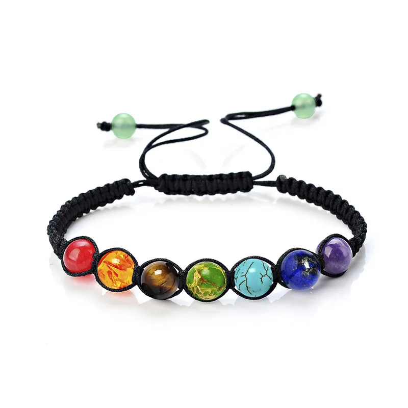 Fashion 7Chakras Stone Planets Charm Weave Bracelet Diy Aromatherapy Essential Oil Diffuser Bracelet
Fashion 7Chakras Stone Planets Charm Weave Bracelet Diy Aromatherapy Essential Oil Diffuser Bracelet