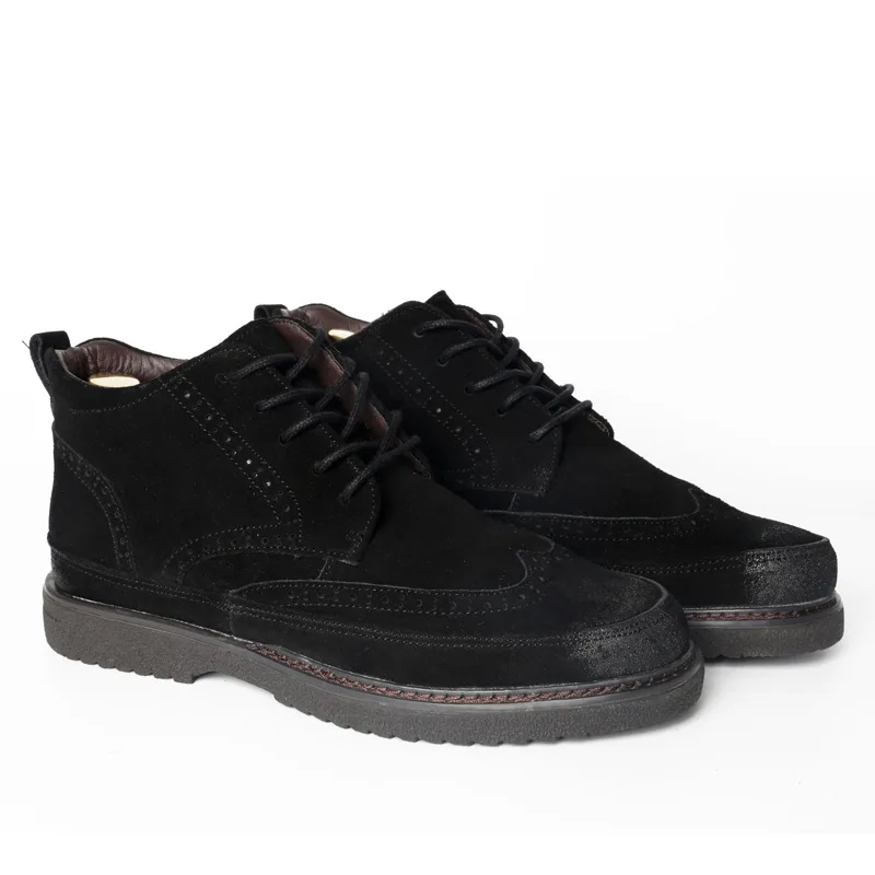 Ankle Men Shoes Boots Round Toe Dull Polish Cowhide Boots Round Toe Work Leather Black Brown Work Shoes
Ankle Men Shoes Boots Round Toe Dull Polish Cowhide Boots Round Toe Work Leather Black Brown Work Shoes