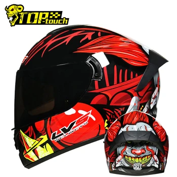 LVS NEW Full Face Motorcycle Helmet Motocross Helmet Double Lens Riding Racing Casco Moto Crash Helmet Motorcycle DOT Approved
LVS NEW Full Face Motorcycle Helmet Motocross Helmet Double Lens Riding Racing Casco Moto Crash Helmet Motorcycle DOT Approved