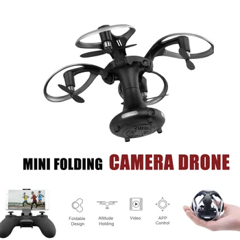 Rc Drone with HD 720P Camera FPV Mini Rc Qudcopter Spherical folding Helicopter Dron WIFI Quadrocopter Altitude Toys for Kids
Rc Drone with HD 720P Camera FPV Mini Rc Qudcopter Spherical folding Helicopter Dron WIFI Quadrocopter Altitude Toys for Kids