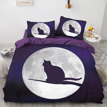 3D Custom Design Cat Duvert Cover Sets Bedclothes Comforther Covers Pillow case King Queen Twin Single Size Purple Linens bed 
3D Custom Design Cat Duvert Cover Sets Bedclothes Comforther Covers Pillow case King Queen Twin Single Size Purple Linens bed