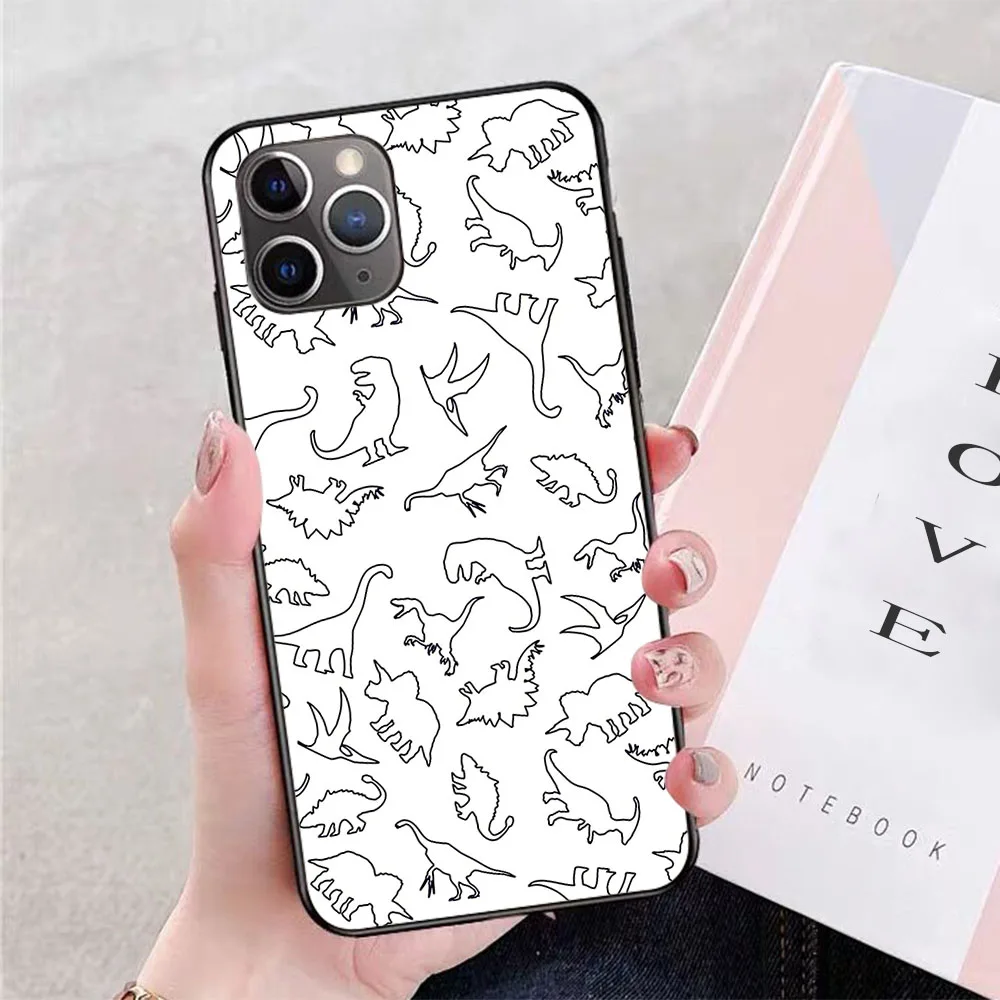 Dinosaur Pattern Outline soft TPU border phone case for iphone 11PRO 11PROMAX 11 X XS XR XSMAX 6 plus 7 7plus 8 8plus cover
Dinosaur Pattern Outline soft TPU border phone case for iphone 11PRO 11PROMAX 11 X XS XR XSMAX 6 plus 7 7plus 8 8plus cover