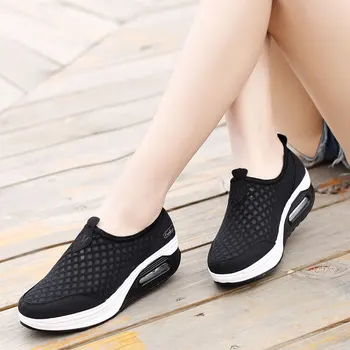 Tenis Feminino Women Tennis Shoes 2019 Female Gym Sport Shoes Stability Mesh Air Cushion Thick Sole Trainers Women Tennis Shoes 
Tenis Feminino Women Tennis Shoes 2019 Female Gym Sport Shoes Stability Mesh Air Cushion Thick Sole Trainers Women Tennis Shoes