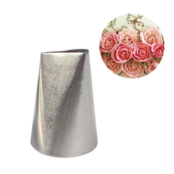 #128 Large Rose Metal Ream Tips Pastry Tools Stainless Steel Icing Piping Nozzles Cupcake Cake Cream Decoration 
#128 Large Rose Metal Ream Tips Pastry Tools Stainless Steel Icing Piping Nozzles Cupcake Cake Cream Decoration