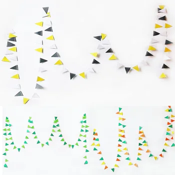3Pcs 4M Green Yellow Pennants Bunting Flags Banner For Birthday Wedding/Valentine's Day Hang Garland Party Kids Room Decoration
3Pcs 4M Green Yellow Pennants Bunting Flags Banner For Birthday Wedding/Valentine's Day Hang Garland Party Kids Room Decoration