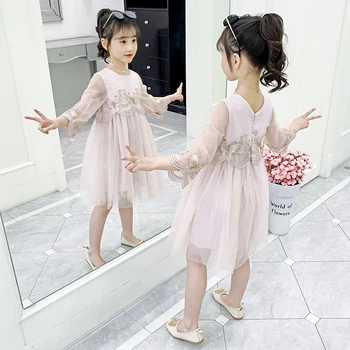 Summer Butterfly Pattern Cute Girls Princess Mesh Dresses 3-4 years 2020 New Solid Crew Neck Children's Clothing for Girls
Summer Butterfly Pattern Cute Girls Princess Mesh Dresses 3-4 years 2020 New Solid Crew Neck Children's Clothing for Girls