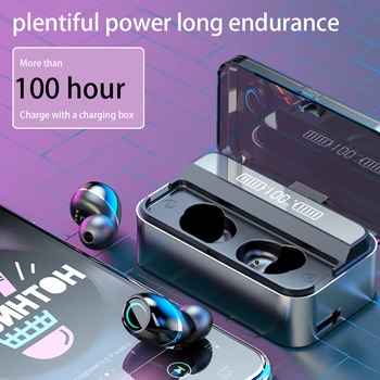 G09 TWS 5.0Bluetooth 9D Stereo Wireless Earphones IPX7 Waterproof LED Earbuds Bluetooth 5.0 Energy Saving
G09 TWS 5.0Bluetooth 9D Stereo Wireless Earphones IPX7 Waterproof LED Earbuds Bluetooth 5.0 Energy Saving