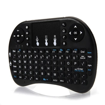 i8 Mini 2.4GHz Wireless Keyboard with Touchpad Black for Wireless Keyboard TV Box H96 max PC
i8 Mini 2.4GHz Wireless Keyboard with Touchpad Black for Wireless Keyboard TV Box H96 max PC