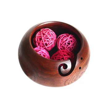 Natural Wooden DIY Wool Yarn Storage Bowl Crochet Knitting Needle Storage Holder Salad Noodle Rice Bowl Fruit Bowl Home Decor
Natural Wooden DIY Wool Yarn Storage Bowl Crochet Knitting Needle Storage Holder Salad Noodle Rice Bowl Fruit Bowl Home Decor