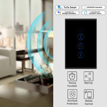 US/EU Smart Home WiFi Electrical Touch Blinds Curtain Switch TUYA APP Voice Control By Alexa Echo For Mechanical Limit Blinds
US/EU Smart Home WiFi Electrical Touch Blinds Curtain Switch TUYA APP Voice Control By Alexa Echo For Mechanical Limit Blinds