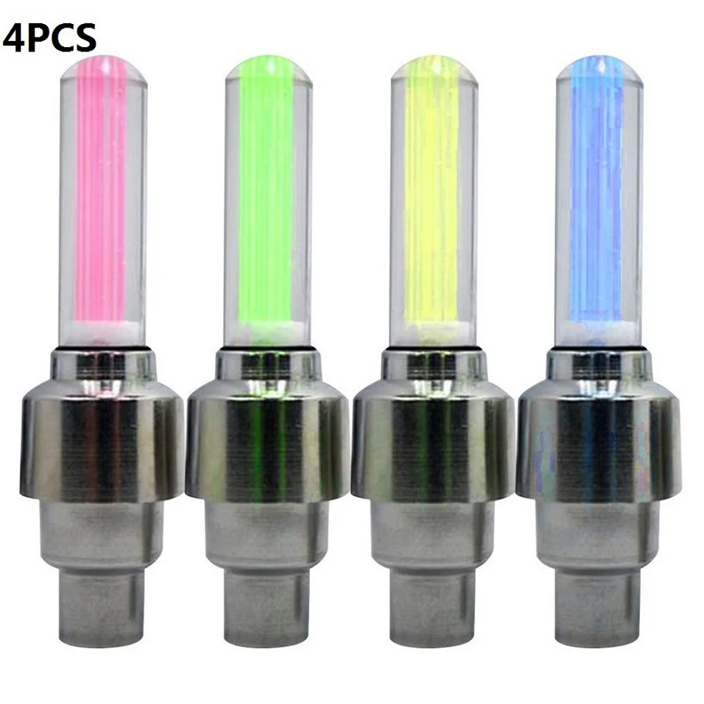 4PCS Car Valve Stem Light Bicycle Wheel LED Lamp Colorful Tyre Tire Valve Caps Waterproof Flashlight Light Air Cover Lamp
4PCS Car Valve Stem Light Bicycle Wheel LED Lamp Colorful Tyre Tire Valve Caps Waterproof Flashlight Light Air Cover Lamp