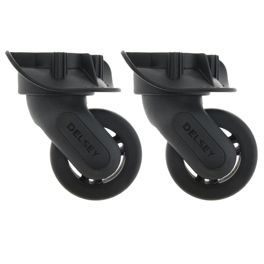 1 Pair Luggage Wheels Replacement Universal Trolley Fixed Casters - Flexible and High Quality ( A84 ) 1 Pair Luggage Wheels Replacement Universal Trolley Fixed Casters - Flexible and High Quality ( A84 )