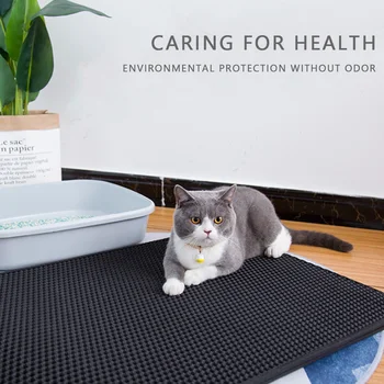 Pet Cat Litter mat Foldable EVA Double-Layer Cats Mat Bottom Non-slip Pet Litter Cat Mat Layer Pet Litter Catcher Mat Waterproo
Pet Cat Litter mat Foldable EVA Double-Layer Cats Mat Bottom Non-slip Pet Litter Cat Mat Layer Pet Litter Catcher Mat Waterproo