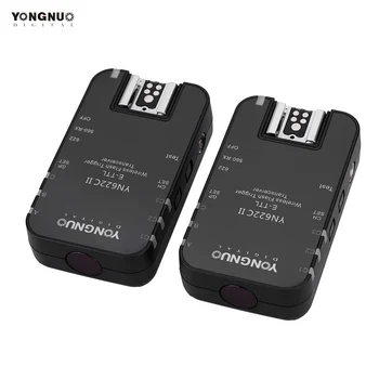 YONGNUO YN622C II 2.4G Wireless E-TTL Flash Trigger Receiver Transmitter Transceiver for Canon EOS 5D Mark II 7D 70D 60D
YONGNUO YN622C II 2.4G Wireless E-TTL Flash Trigger Receiver Transmitter Transceiver for Canon EOS 5D Mark II 7D 70D 60D