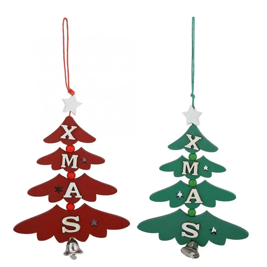 Lovely Tree Shape XMAS Tree Hanging Decor with Bell for Christmas Ornament Decoration Eco-Friendly Nontoxic
Lovely Tree Shape XMAS Tree Hanging Decor with Bell for Christmas Ornament Decoration Eco-Friendly Nontoxic