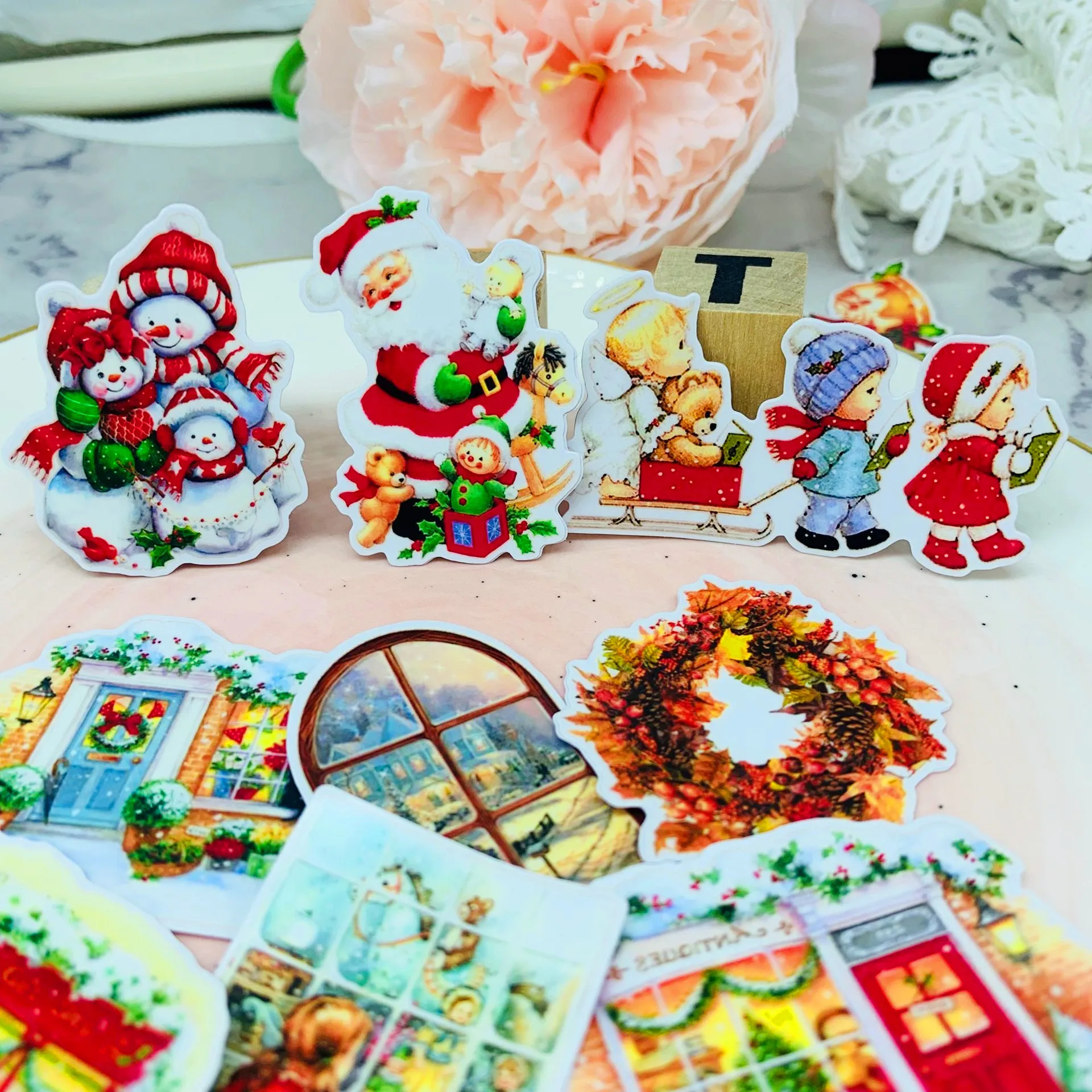 33Pcs Vintage Santa Clause Snowman Sticker DIY Craft Scrapbooking Album Junk Journal Planner Decorative Stickers
33Pcs Vintage Santa Clause Snowman Sticker DIY Craft Scrapbooking Album Junk Journal Planner Decorative Stickers