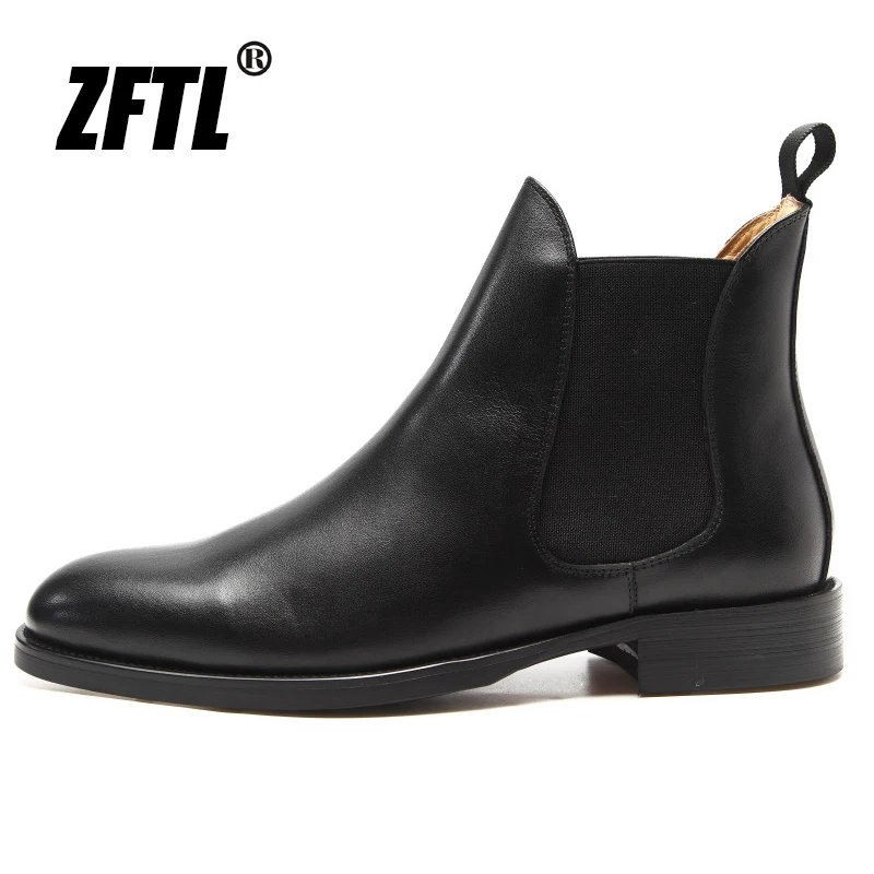 ZFTL Men Ankle boots Chelsea man boots male Business fashion man slip-on boots large size Genuine leather Knight men's boots
ZFTL Men Ankle boots Chelsea man boots male Business fashion man slip-on boots large size Genuine leather Knight men's boots