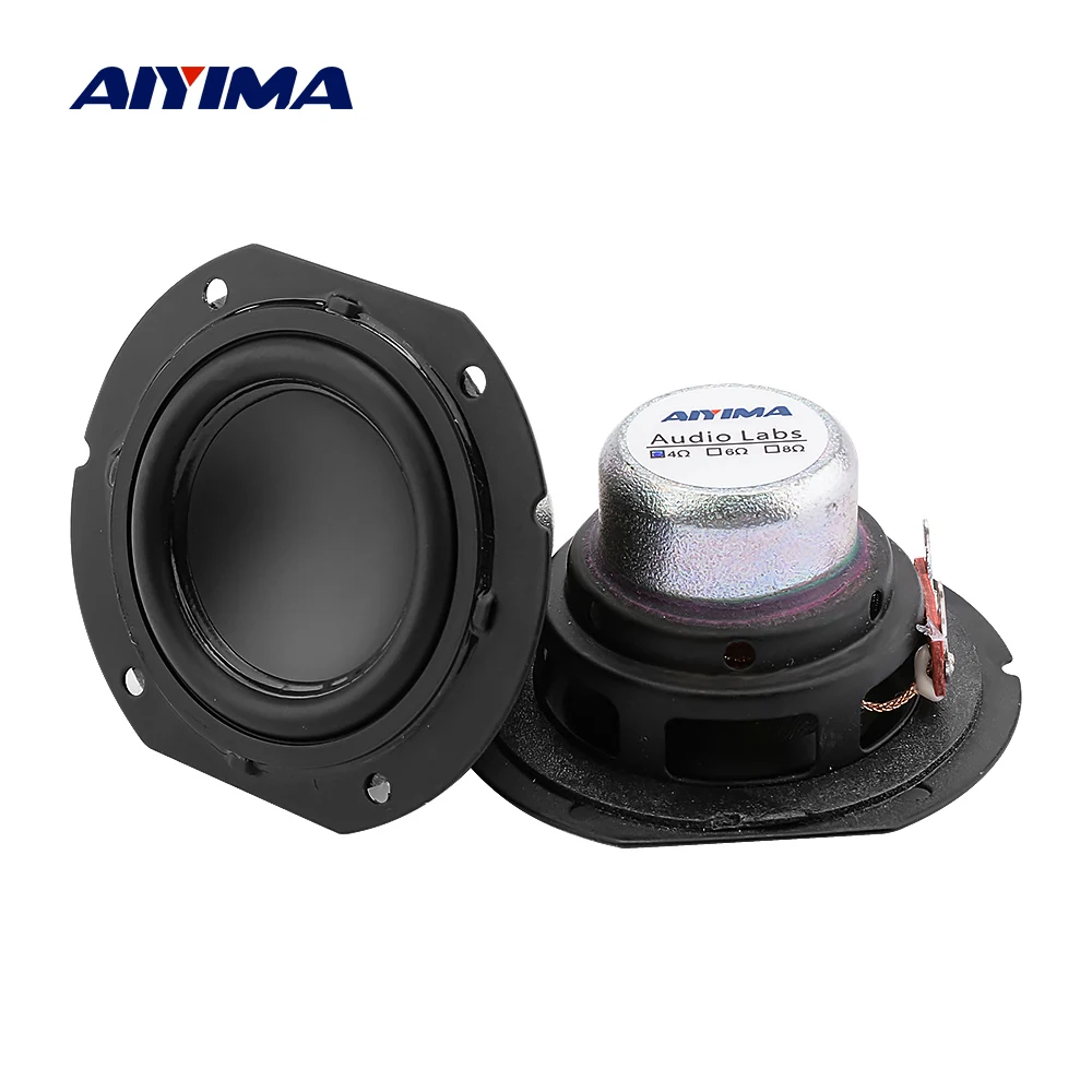 AIYIMA 2Pcs 2 Inch Full Range Speaker 4 Ohm 10W Large Stroke Sound Speakers Driver Neodymium DIY 2.0 2.1 Satellite Loudspeaker
AIYIMA 2Pcs 2 Inch Full Range Speaker 4 Ohm 10W Large Stroke Sound Speakers Driver Neodymium DIY 2.0 2.1 Satellite Loudspeaker