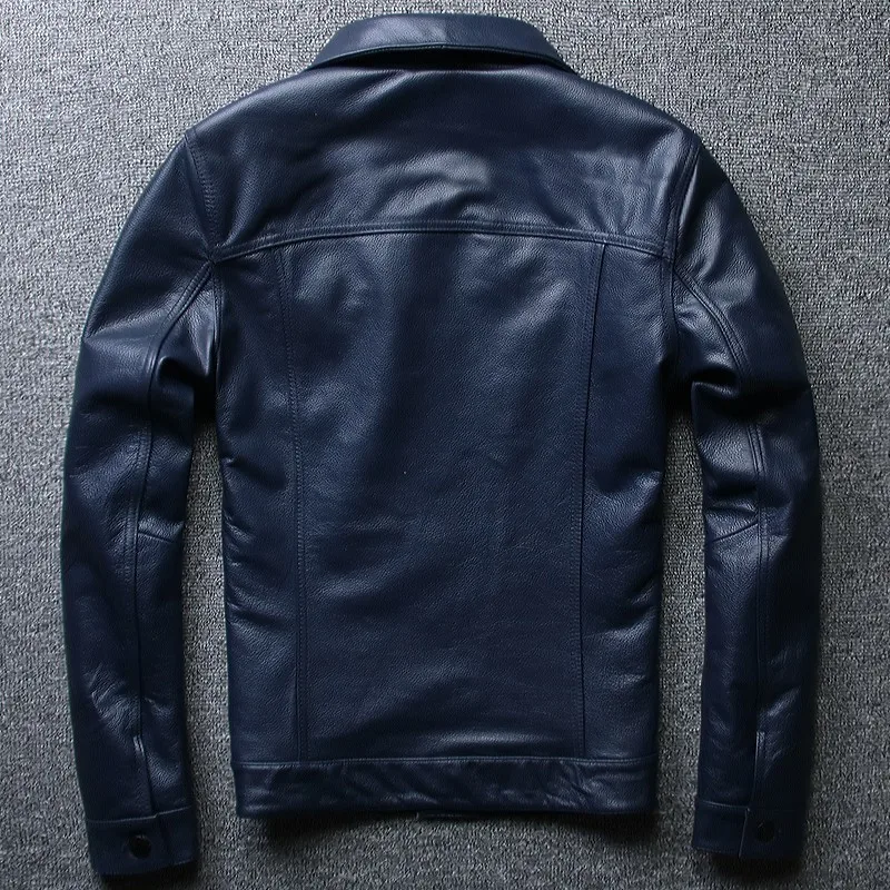 Top Quality Mens 100% Natural Leather Pilot Jacket Slim Fit Motor Biker Windbreaker Coat Office Casual Genuine Leather Jackets
Top Quality Mens 100% Natural Leather Pilot Jacket Slim Fit Motor Biker Windbreaker Coat Office Casual Genuine Leather Jackets