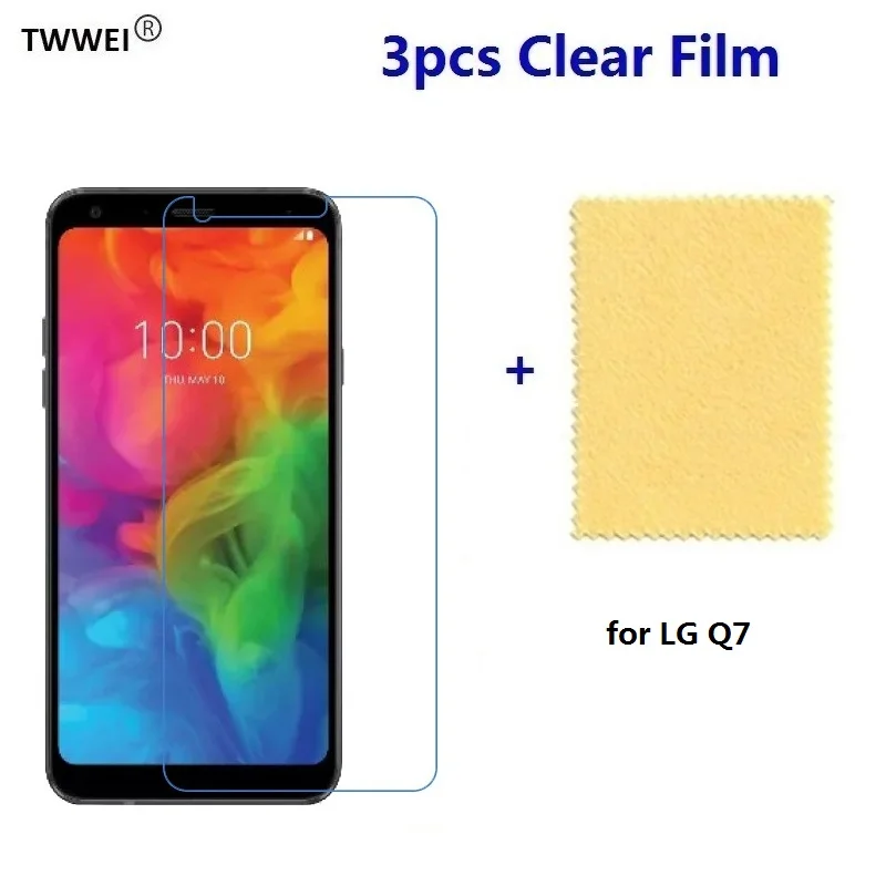 3 Pcs Plastic Soft Protective Film for LG Q7 Q8 2017 LCD (Not Glass) Screen Protector Foil On | Мобильные телефоны и