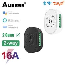 16A DIY Switch Module Mini Tuya Smart 2 Gang WIFI Switch Support Two Way Switch APP Control Work With Alexa And Google Assistant
16A DIY Switch Module Mini Tuya Smart 2 Gang WIFI Switch Support Two Way Switch APP Control Work With Alexa And Google Assistant