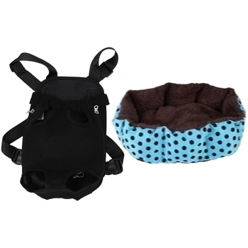 1pcs Dog Pet Cat Carrier Backpack Bag Net Adjustable & 1pcs Pet Dog Cat Bed Cushion Mat Kennel Sleeping Bag House 
1pcs Dog Pet Cat Carrier Backpack Bag Net Adjustable & 1pcs Pet Dog Cat Bed Cushion Mat Kennel Sleeping Bag House