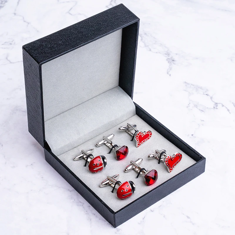 Hot Sale Jewelry Display Case Tuxedo Cufflinks and Studs Set Box Men's Cuff Button Storage Small Gift Boxes
Hot Sale Jewelry Display Case Tuxedo Cufflinks and Studs Set Box Men's Cuff Button Storage Small Gift Boxes