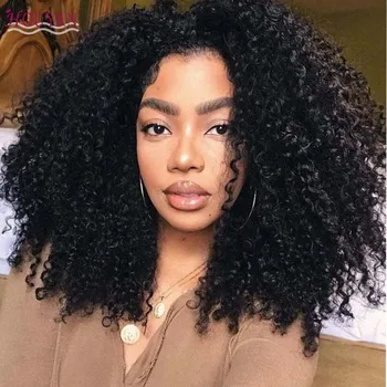 HOUYANBlack Brown Kinky Curly Natural Synthetic Wig High Temperature Fiber Heat Resistant
HOUYANBlack Brown Kinky Curly Natural Synthetic Wig High Temperature Fiber Heat Resistant