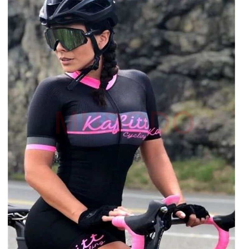Фото Women's one-piece triathlon suit bike custom sexy tight thin short sleeve shorts running swimming billow | Спорт и развлечения