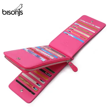 BISONJS Women Wallets Genuine Leather Card Holder Wallet Cowhide Weaving Zipper Coin Purse Women carteira feminina N9301
BISONJS Women Wallets Genuine Leather Card Holder Wallet Cowhide Weaving Zipper Coin Purse Women carteira feminina N9301