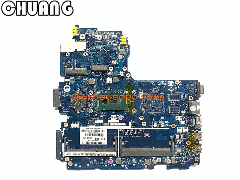 Материнская плата для ноутбука ZPL40/ZPL50/ZPL70 LA B181P HP Probook 440/G2 450 G2 470/G2 с 2957U 768056 001 782635