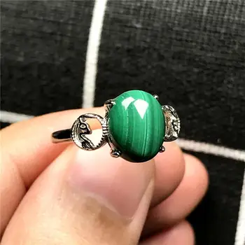 Top Natural Geen Malachite Ring Jewelry For Woman Lady Man Crystal 10x8mm Oval Beads Silver Gift Adjustable Finger Ring AAAAA
Top Natural Geen Malachite Ring Jewelry For Woman Lady Man Crystal 10x8mm Oval Beads Silver Gift Adjustable Finger Ring AAAAA