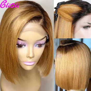 1B 27 Honey Blonde Lace Front Wigs Ombre Human Hair Wigs For Women Brazilian Wig Straight Short Bob 4x4 Lace Closure Wig Bob Wig 
1B 27 Honey Blonde Lace Front Wigs Ombre Human Hair Wigs For Women Brazilian Wig Straight Short Bob 4x4 Lace Closure Wig Bob Wig