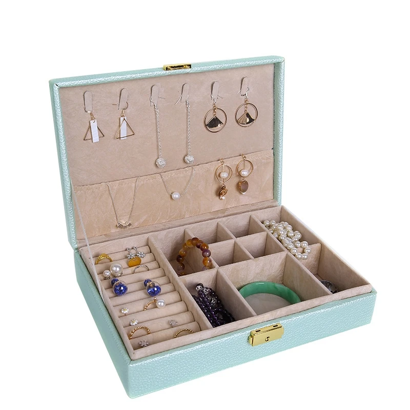 PU Leather Jewelry Storage Box Watch Organizer For Earring Display Large Capacity Storage Container Travel Makeup Box
PU Leather Jewelry Storage Box Watch Organizer For Earring Display Large Capacity Storage Container Travel Makeup Box