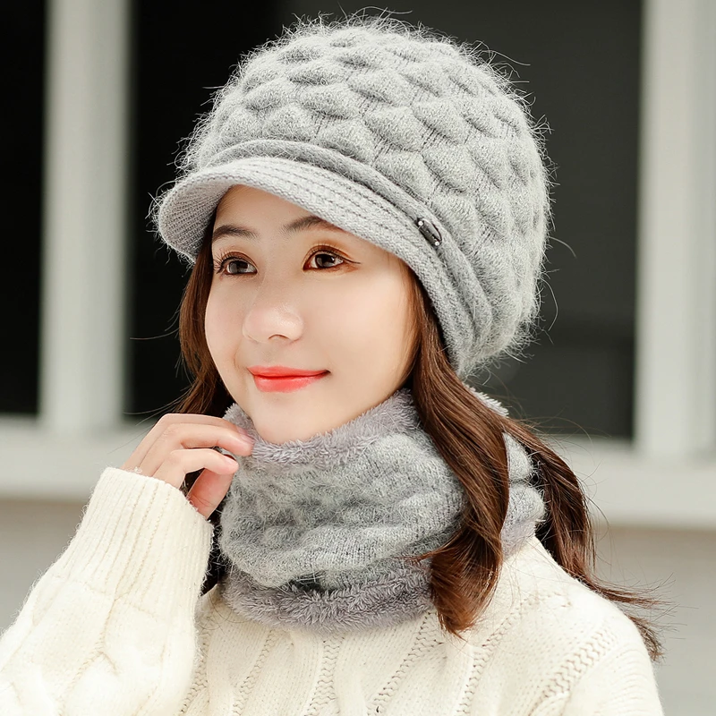 Winter Beanies Women Scarf Knitted Hat Caps Mask Gorras 2109 Bonnet Warm Baggy Winter Hats For Men Women Skullies Beanies Hats
Winter Beanies Women Scarf Knitted Hat Caps Mask Gorras 2109 Bonnet Warm Baggy Winter Hats For Men Women Skullies Beanies Hats