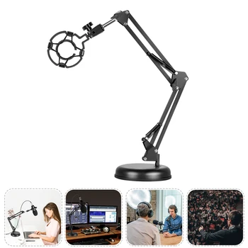 Neewer Desktop Microphone Stand,Adjustable Microphone Suspension Boom Scissor Arm Stand with Mic Shock Mount for Micphone
Neewer Desktop Microphone Stand,Adjustable Microphone Suspension Boom Scissor Arm Stand with Mic Shock Mount for Micphone