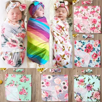 0-6M Newborn Infant Kid Baby Girl Boy Cotton Soft Muslin Receiving Blanket Flower Sleeping Bag Swaddle Sack Wrap Headband 2Pcs
0-6M Newborn Infant Kid Baby Girl Boy Cotton Soft Muslin Receiving Blanket Flower Sleeping Bag Swaddle Sack Wrap Headband 2Pcs