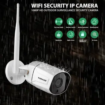 WANSCAM K23 Smart IP Camera 1080P LED Infrared Night Vision WiFi APP Remote Control Waterproof Surveillance Camera 4X Zoom
WANSCAM K23 Smart IP Camera 1080P LED Infrared Night Vision WiFi APP Remote Control Waterproof Surveillance Camera 4X Zoom