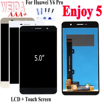 Weida 5.0" For Huawei Enjoy 5 LCD Display + Touch Screen Digitizer For Huawei Y6 Pro LCD Screen Enjoy 5 display screen with Tool
Weida 5.0" For Huawei Enjoy 5 LCD Display + Touch Screen Digitizer For Huawei Y6 Pro LCD Screen Enjoy 5 display screen with Tool