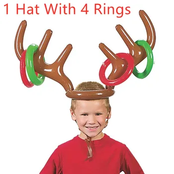 Christmas Inflatable Deer Head Ring Throwing Ring Toy Children Outdoor Leisure Sports Christmas Decoration Gifts Toy Game Props
Christmas Inflatable Deer Head Ring Throwing Ring Toy Children Outdoor Leisure Sports Christmas Decoration Gifts Toy Game Props