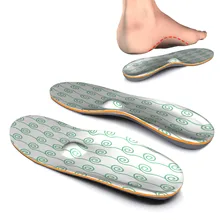 

Green Printing Plantar Fasciitis Arch Support Insoles Memory Foam Insoles for Women Men, Shock Absorption Sports Shoe Inserts