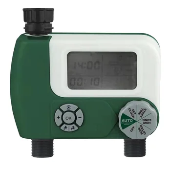 1pc Double-outlet Hose Watering Timer Watering Timer Irrigation Timer Sprinkler Timer for Park
1pc Double-outlet Hose Watering Timer Watering Timer Irrigation Timer Sprinkler Timer for Park