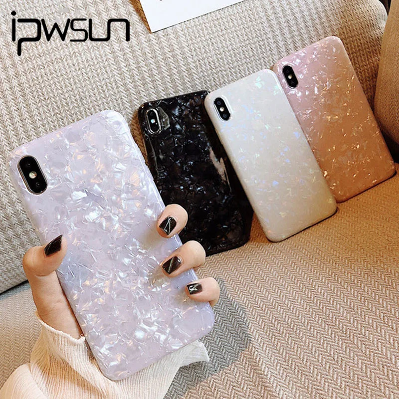 iPWSOO Phone Case For iPhone XS MAX XR X Glitter Dream Shell Pattern Case For iPhone 7 8 6 6S Plus Soft TPU Silicon Cover Fundas
iPWSOO Phone Case For iPhone XS MAX XR X Glitter Dream Shell Pattern Case For iPhone 7 8 6 6S Plus Soft TPU Silicon Cover Fundas