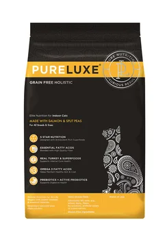 PURELUXE PURELUXE elite catering bezzernovoy for adult cats who live at home with salmon and peas
PURELUXE PURELUXE elite catering bezzernovoy for adult cats who live at home with salmon and peas