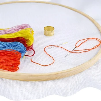 9 Pcs 10 Inch Embroidery Hoops Round Adjustable Bamboo Circle Cross Stitch Hoop Ring Bulk for Art Craft Handy Sewing
9 Pcs 10 Inch Embroidery Hoops Round Adjustable Bamboo Circle Cross Stitch Hoop Ring Bulk for Art Craft Handy Sewing