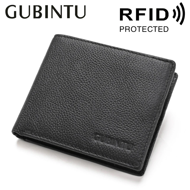 GUBINTU 2019 RFID Shield Scanning Separator Safety Wallet Anti-theft Electromagnetic Shielding Head Cowhide Wallet Free Shipping
GUBINTU 2019 RFID Shield Scanning Separator Safety Wallet Anti-theft Electromagnetic Shielding Head Cowhide Wallet Free Shipping