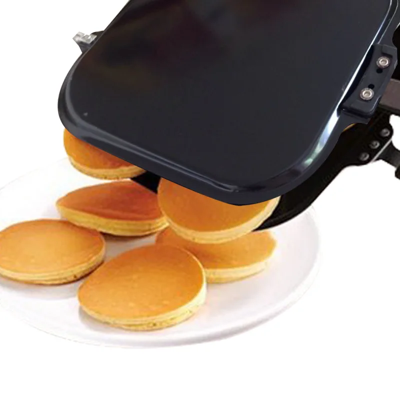 Фото Сковорода утолщенная с антипригарным покрытием 4 отверстия сковорода для омлета