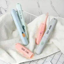 OUNONA サボテンパターン歯ブラシケースプラスチックポータブル歯磨き粉ケースカバー歯ブラシホルダートラベル ·(China)