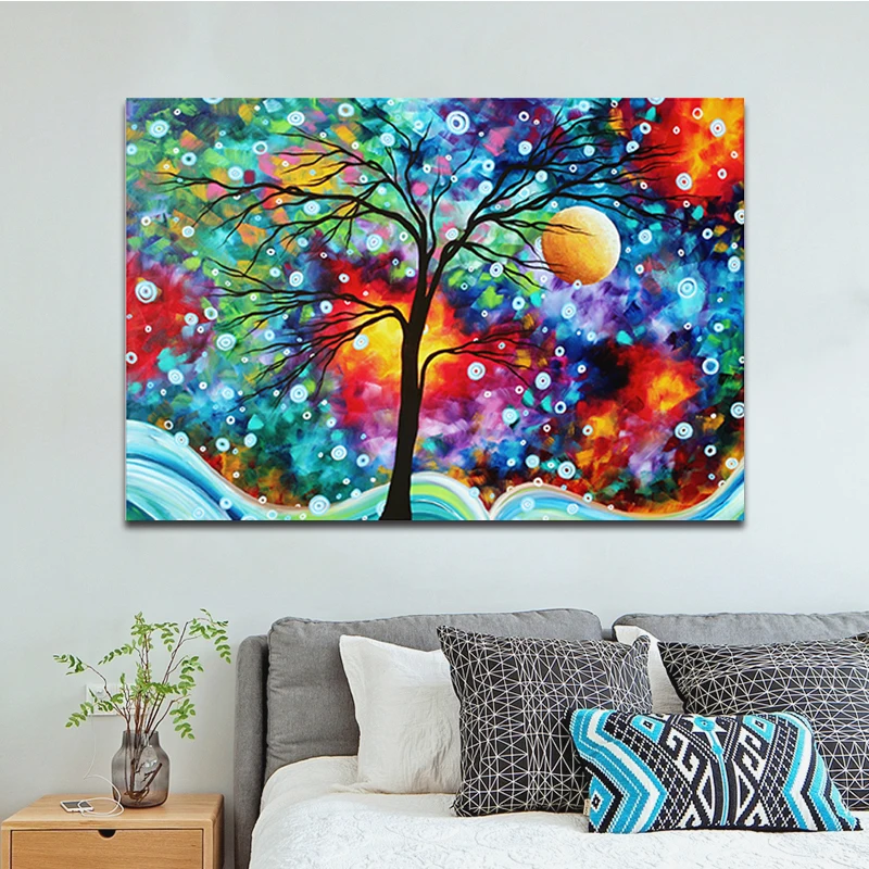 DIY картинки для раскраски по номерам с withColor пейзаж фото рисунок рельеф живописи